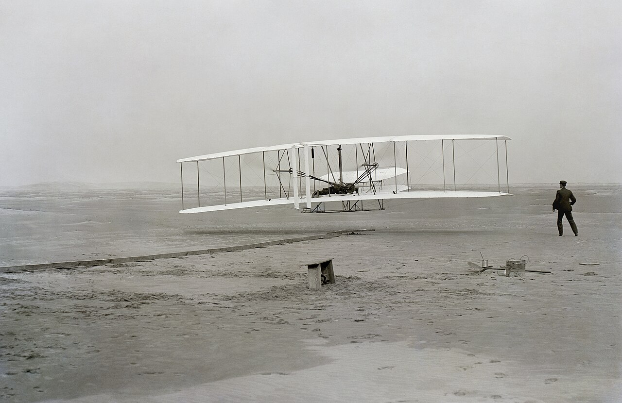 Wright Brothers first flight, 1903